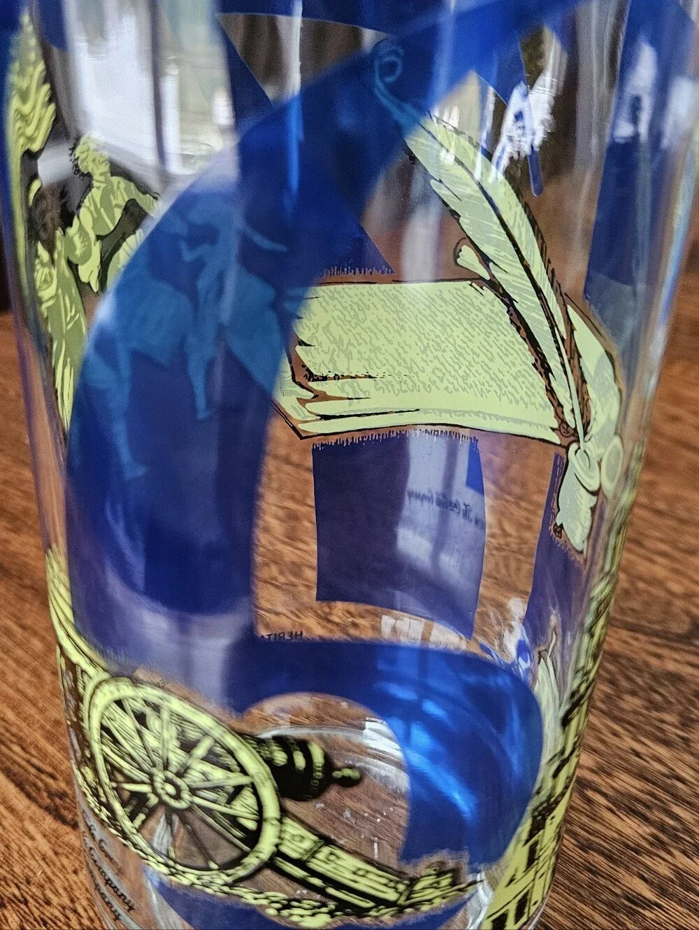 Nine Vintage (1976)Libby Coca Cola Heritage Collecter 8 Oz Glasses.